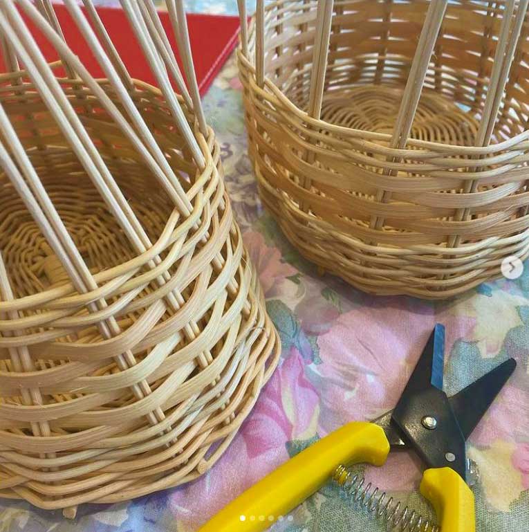 Basketry uses natural plant fibers that can be grown in a craftsteading garden