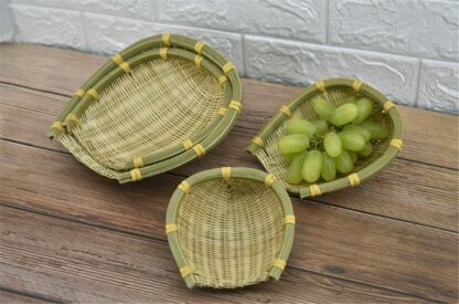 Traditional Green Bamboo Sieves