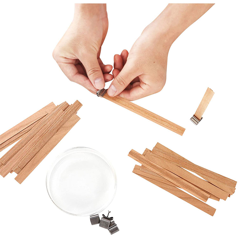 Wooden or Cotton Candle Wicks, Wick-trimmers, Centering Wick