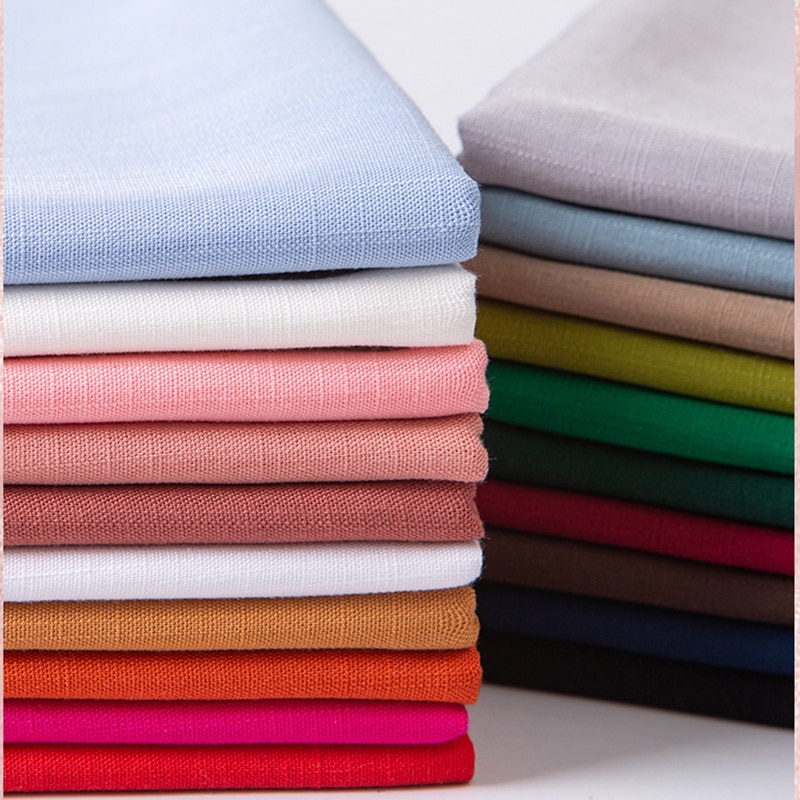 100% Pure Linen Fabric in a Rainbow of Colors