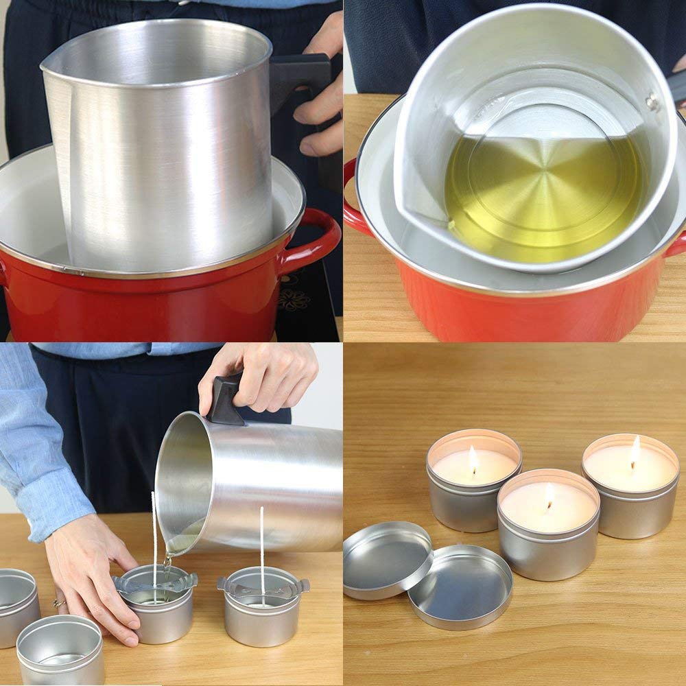 Candle Wax Melting Pot With Thermometer Candle Pouring Pot 